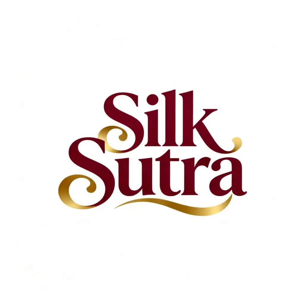 Silk Sutra logo for ethnic suits, sarees, kurtis, and blouses