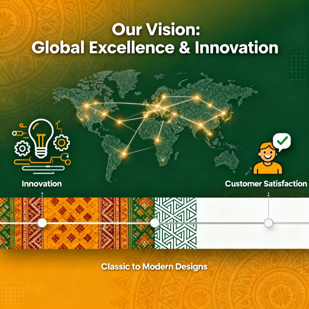 Cara Exim export vision image showing global connections and ambition